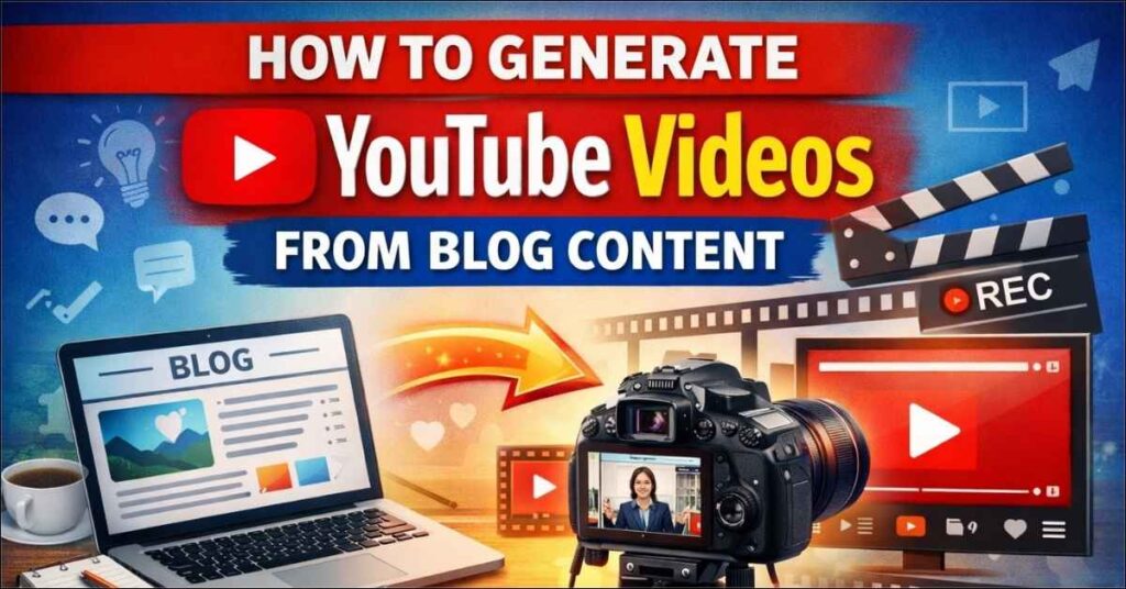 How to Generate YouTube Videos from Blog Content (Step-by-Step Guide)