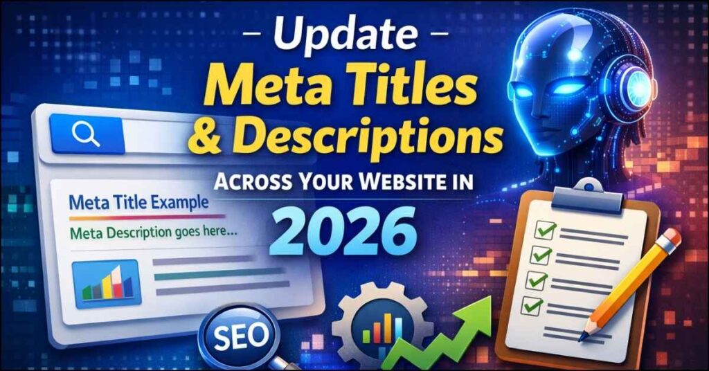 How to Update Meta Titles and Descriptions Across Your Website in 2026 (Complete Guide)